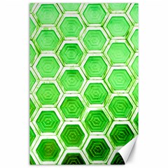 Hexagon Windows Canvas 24  X 36  by essentialimage