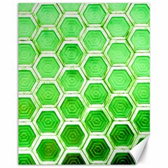 Hexagon Windows Canvas 11  X 14  by essentialimage