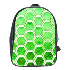 Hexagon Windows School Bag (large) by essentialimage