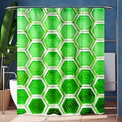 Hexagon Windows Shower Curtain 60  X 72  (medium)  by essentialimage