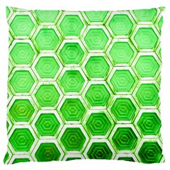 Hexagon Windows Large Cushion Case (one Side) by essentialimage