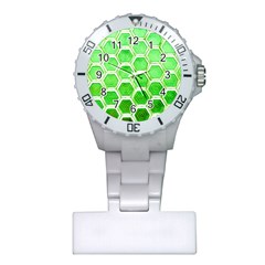 Hexagon Windows Plastic Nurses Watch by essentialimage