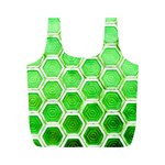 Hexagon Windows Full Print Recycle Bag (M) Front