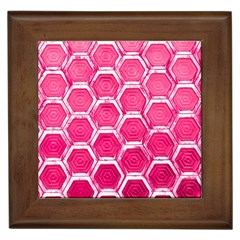 Hexagon Windows Framed Tile by essentialimage