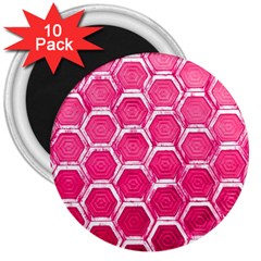 Hexagon Windows 3  Magnets (10 Pack)  by essentialimage