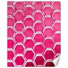 Hexagon Windows Canvas 11  X 14  by essentialimage