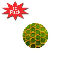 Hexagon Windows 1  Mini Magnet (10 Pack)  by essentialimage