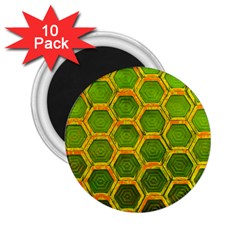 Hexagon Windows 2 25  Magnets (10 Pack)  by essentialimage