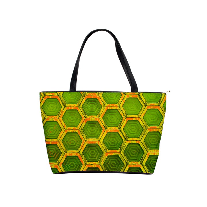 Hexagon Windows Classic Shoulder Handbag