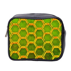 Hexagon Windows Mini Toiletries Bag (two Sides) by essentialimage