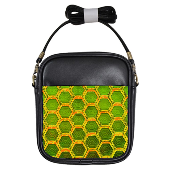 Hexagon Windows Girls Sling Bag