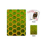 Hexagon Windows Playing Cards Single Design (Mini) Back