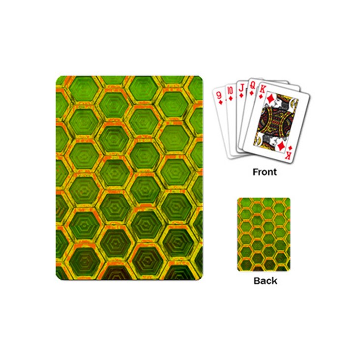 Hexagon Windows Playing Cards Single Design (Mini)