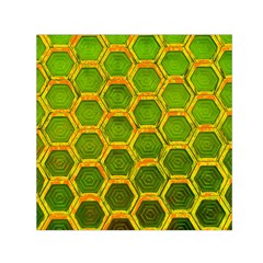 Hexagon Windows Small Satin Scarf (square) by essentialimage