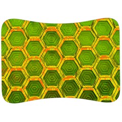 Hexagon Windows Velour Seat Head Rest Cushion by essentialimage