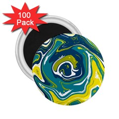 Vector Vivid Marble Pattern 14 2 25  Magnets (100 Pack)  by goljakoff