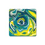 Vector Vivid Marble Pattern 14 Square Magnet Front