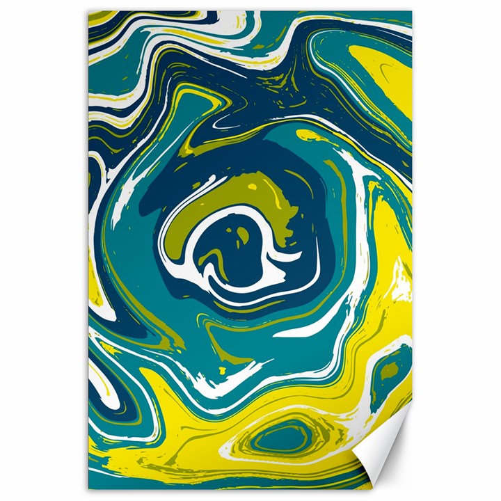 Vector Vivid Marble Pattern 14 Canvas 20  x 30 