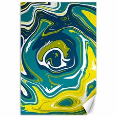 Vector Vivid Marble Pattern 14 Canvas 24  X 36  by goljakoff