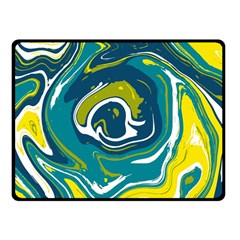 Vector Vivid Marble Pattern 14 Fleece Blanket (small) by goljakoff