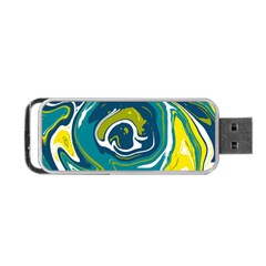 Vector Vivid Marble Pattern 14 Portable Usb Flash (two Sides) by goljakoff