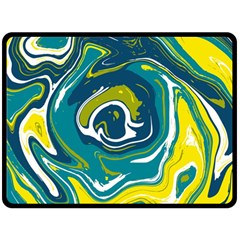 Vector Vivid Marble Pattern 14 Double Sided Fleece Blanket (large)  by goljakoff