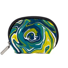 Vector Vivid Marble Pattern 14 Accessory Pouch (small) by goljakoff