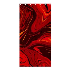 Red Vivid Marble Pattern Shower Curtain 36  X 72  (stall)  by goljakoff