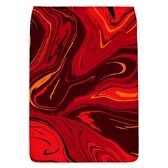 Red Vivid Marble Pattern Removable Flap Cover (s) by goljakoff