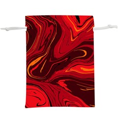 Red Vivid Marble Pattern  Lightweight Drawstring Pouch (xl) by goljakoff