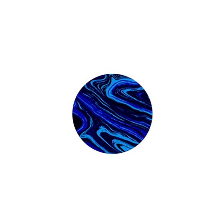 Blue Vivid Marble Pattern 16 1  Mini Buttons