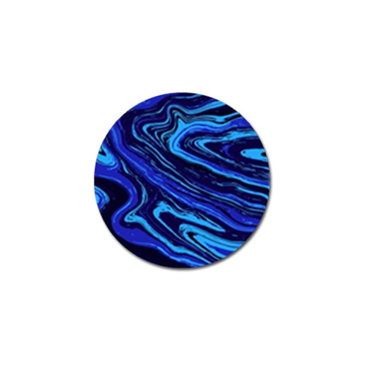 Blue Vivid Marble Pattern 16 Golf Ball Marker (4 pack)