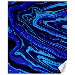 Blue Vivid Marble Pattern 16 Canvas 16  X 20  by goljakoff