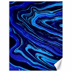 Blue Vivid Marble Pattern 16 Canvas 18  X 24  by goljakoff