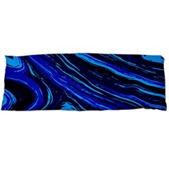 Blue Vivid Marble Pattern 16 Body Pillow Case (dakimakura) by goljakoff