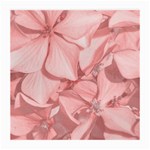 Coral Colored Hortensias Floral Photo Medium Glasses Cloth Front