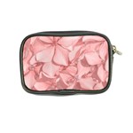 Coral Colored Hortensias Floral Photo Coin Purse Back