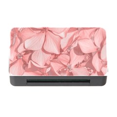 Coral Colored Hortensias Floral Photo Memory Card Reader With Cf by dflcprintsclothing