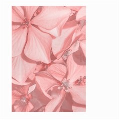 Coral Colored Hortensias Floral Photo Large Garden Flag (two Sides) by dflcprintsclothing