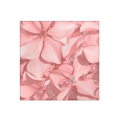 Coral Colored Hortensias Floral Photo Satin Bandana Scarf by dflcprintsclothing