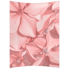 Coral Colored Hortensias Floral Photo Back Support Cushion by dflcprintsclothing