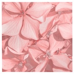 Coral Colored Hortensias Floral Photo Wooden Puzzle Square by dflcprintsclothing