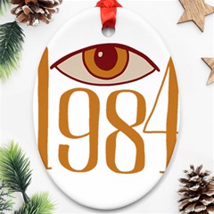 Orwell Ornament (oval) by Valentinaart