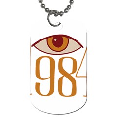 Orwell Dog Tag (two Sides) by Valentinaart