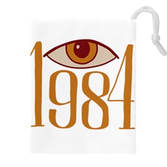 Orwell Drawstring Pouch (5xl) by Valentinaart