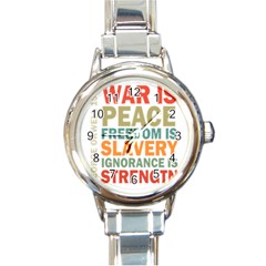 Orwell Round Italian Charm Watch by Valentinaart