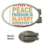 Orwell Money Clips (Oval)  Front