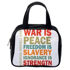 Orwell Classic Handbag (one Side) by Valentinaart