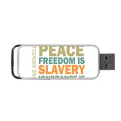 Orwell Portable Usb Flash (two Sides) by Valentinaart