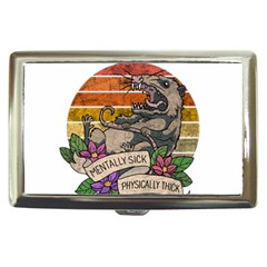 Possum - Mentally Sick Physically Thick Cigarette Money Case by Valentinaart